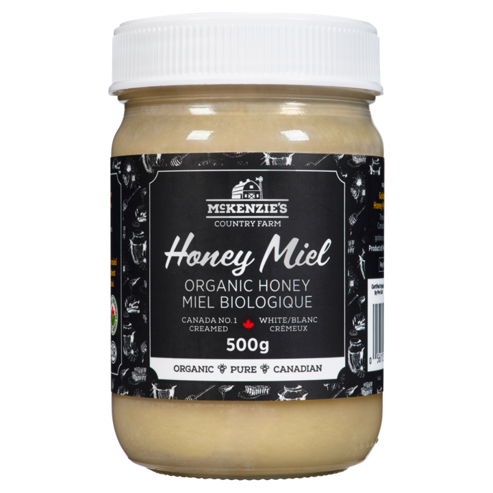 Organic Honey Canada No.1 White Unpasturized Creamed 500 g